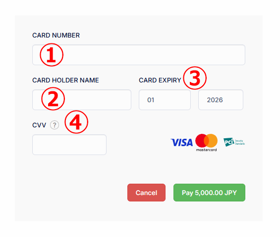 JFX.com入金画面 銀行振込